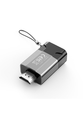 Адаптер HDMI - VGA (M/F), Black/Grey (GB014-HDMIVGA.tranish) XO (341491233)