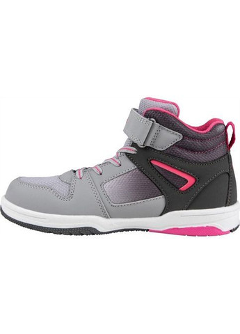 Осінні підліткові кросівки для дівчинки Willard на липучці до кісточки сірі рожеві No Brand (365657998)