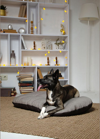 Лежак-подушка для собак та котів для собак та котів Морфей №2 50х70 см Коричневий (4820224215341) Lucky Pet (313239428)