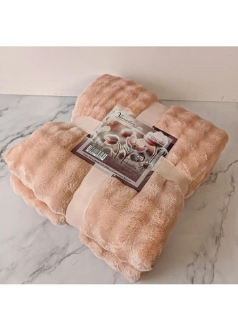 Плед Рельефный Солнечный фрукт VS-PR-3000F 150х200 см персиковый Versailles (368764651)