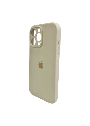 Чехол Silicone Full Case Camera Protect для Apple iPhone 16 Pro силикон микрофибра Antique White No Brand (403022201)
