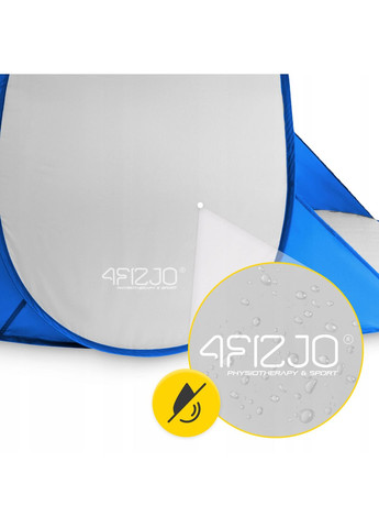 Намет пляжний Pop-Up 195 x 120 см саморозкладний Blue/Grey (P-5905973405157) 4FIZJO (350315082)