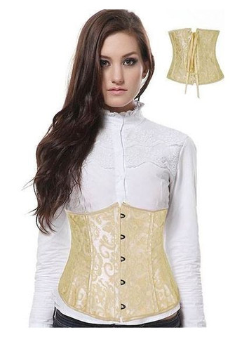 Комбінований демісезонний корсет під груди star night, з гачками та шнурівкою, чорний, xs No Brand