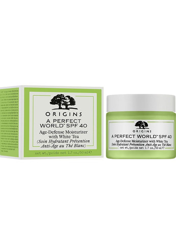 Крем для лица A Perfect World SPF 40 Age-defense Moisturizer with White Tea 50ml (645553-74089) Origins (368622223)
