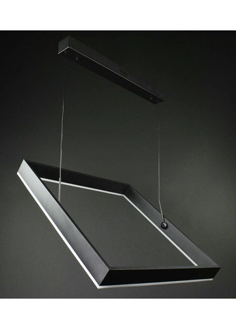 Люстра світлодіодна підвісна LED світильник для квартири на стелю ледве 27896 Чорний 20-150х60х60 см. Sunnysky (324396582)