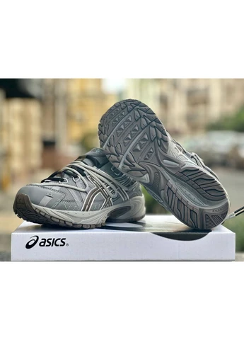 Черные летние кроссовки asics gel-kahana tr v2 grey black асикс гель кахано 8 No Brand