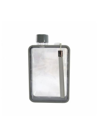 Пляшка для води (60010118LA-07) Line Art Bella 380 мл сіра (370019780)