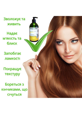 Шампунь ECODERMO Natural Care с кокосовым маслом «Естественный уход» 500 мл. Deliplus (317958990)