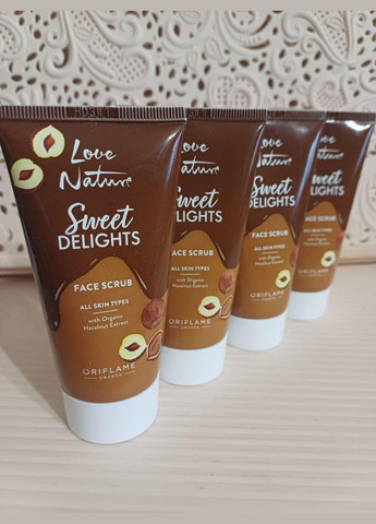 46541 скраб-мармелад для обличчя з органічним love nature оріфлейм Oriflame (370955396)