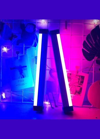 Бездротова LED Лампа для фотосесій 320мм фіолетове світло (AH0087_2) No Brand (316088162)