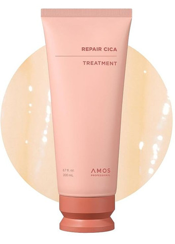 Відновлювальна маска для пошкодженого волосся Repair Cica Treatment 200ml (1498736-39222198) Amos Professional (369131771)