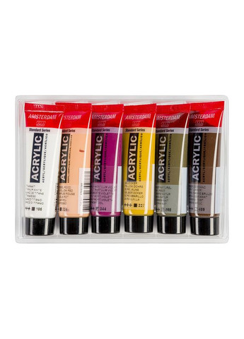 Набор акриловых красок Royal Talens Standart Portrait 6 цветов по 20 мл Amsterdam (342121303)