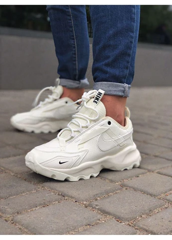 Белые летние кроссовки nike tc 7900 white найк тк 7900 вайт No Brand