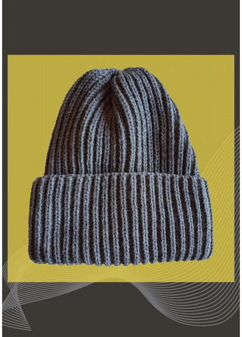 Шапка унісекс біні у рубчик JUGO LOVELY (364686734)