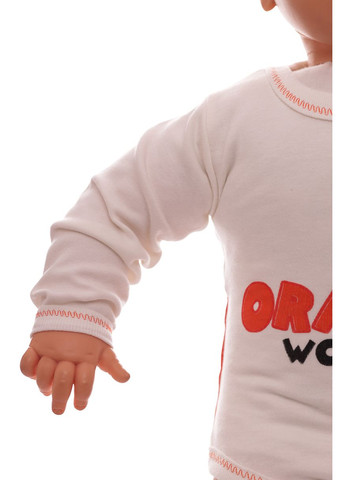 Боди с длинным рукавом Апельсин интерлок MiniPapi 62 см (30934) BABYKROHA (297200469)