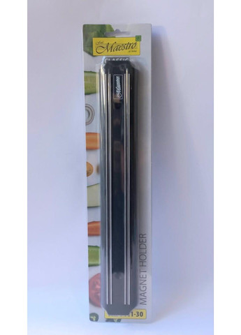 Магнитная планка MR1441-30 черная 30 см Maestro (304269843)