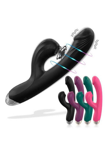 Вибратор - вуманайзер для клитора и точки G "Melo" 20 режимов - Черный No Brand (370290103)