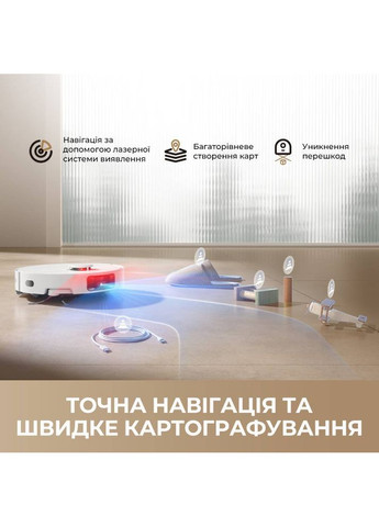 Робот-пилосос D20 Pro Plus White (RLD43SD-wh) Dreame (359475963)