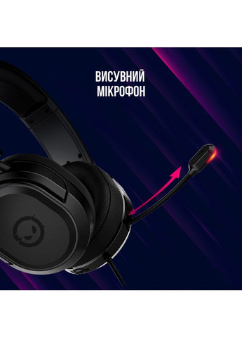 Гарнітура Kaya 360 USB 2m Black (LRG-GHS360) LORGAR (307166818)