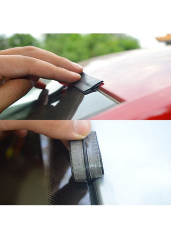 Универсальный уплотнитель лобового стекла T-type mini 19 мм No Brand (362669714)