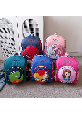 Рюкзак маленький дитячий 10604 Spiderman людина павук синій No Brand (367041139)