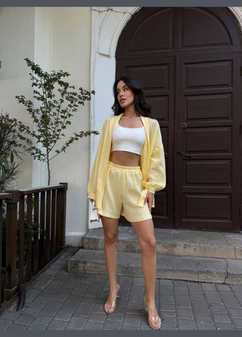 Красивый летний женский костюм с муслином. SAVOY BRAND (336546033)