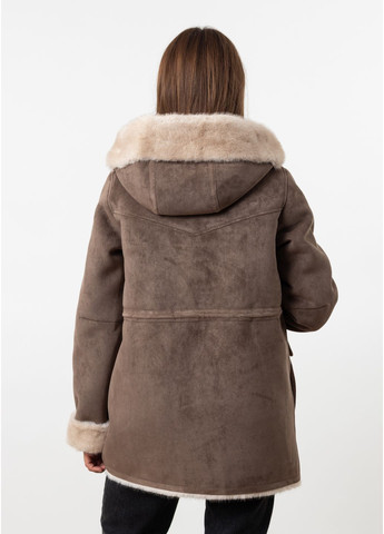 Коричневый зимний Пуховик MissLynx