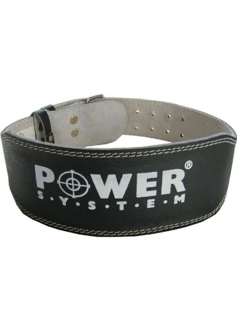 Пояс для тяжелой атлетики PS-3250 Power Basic кожаный Black Power System (389544947)