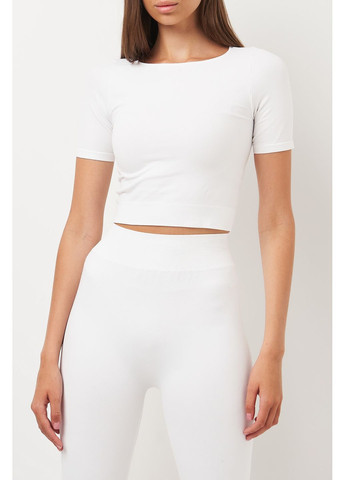 Топ бесшовный с короткими рукавами Crop T-Shirt Giulia — 351582878