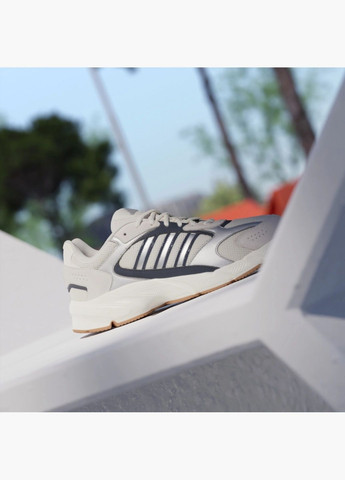 Бежеві кросівки чоловічі crazychaos 2000 beige/metallic ig4351 adidas