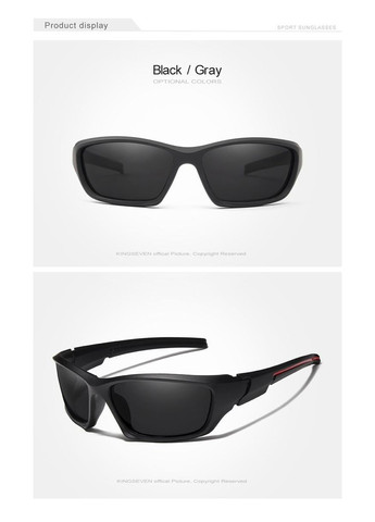 Чоловічі сонцезахисні окуляри для водіїв Спорт з поляризованими лінзами S768 DESIGN KINGSEVEN (299332640)