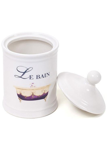Ємність LE BAIN Ø10.5х18.5см для засобів гігієни, фарфор Bona (297366587)