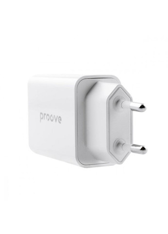 Сетевое зарядное устройство Rapid 20W (Type-C+USB) white Proove (333800022)
