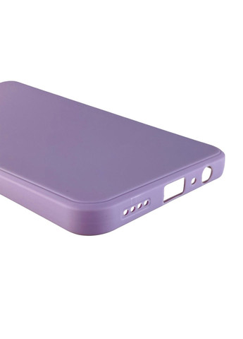 Чехол для C33 противоударный однотонный с квадратными гранями с защитой камеры на реалми с33 сиреневый Realme (366019800)