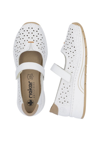 Белые весенние слипоны Rieker