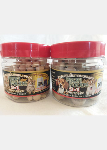 Вітамінний комплекс 9 в 1 ТМ ProfiFoods для котів і кошенят 200 шт No Brand (329201817)