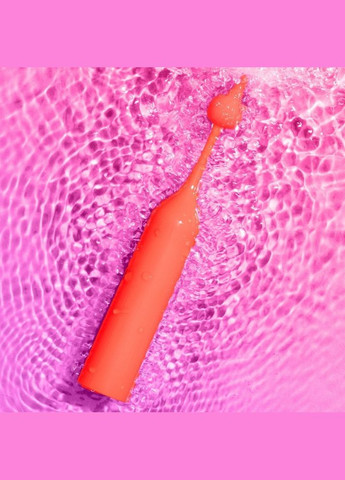 Вибратор для клитора с двумя насадками Pop, красный, 14.3 х 2.4 см Romp (303892515)