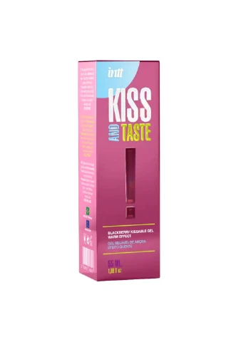 Гель для прелюдий - Kiss and Taste! Blackberry Kissable Gel Warm Effect, 55 мл Intt (397535569)