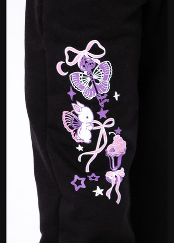 Утеплений костюм для дівчинки (Zip-худі та штани) з малюнком (p-8523) Носи своє (302819690)