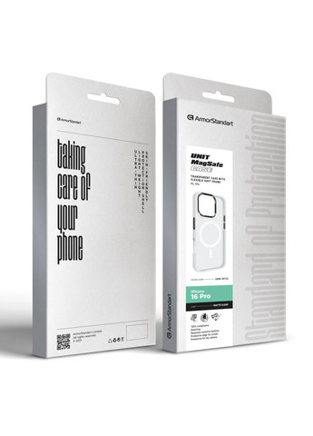 Чохол Unit MagSafe для Apple iPhone 16 Pro Matte Clear (ARM78712) ArmorStandart (327887732)