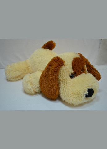 Плюшева Собачка Аліна Кулька 55 см персиковий з коричневим Алина (280915499)