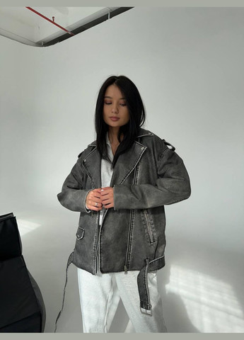 Серая демисезонная куртка N.Family