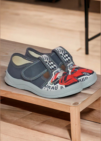 Дитячі ортопедичні тапочки капчики на липучці для хлопчика в садок на змінку Waldi (327432062)