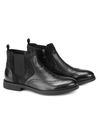 Черные зимние ботинки 7214046 цвет черный Carlo Delari