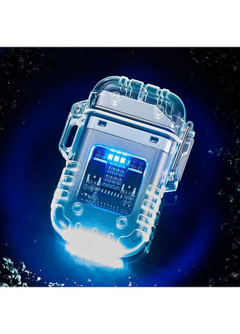 Дуговая электроимпульсная зажигалка с фонариком водонепроницаемая HL-514, зажигалка необычная, сенсорная No Brand (365813191)