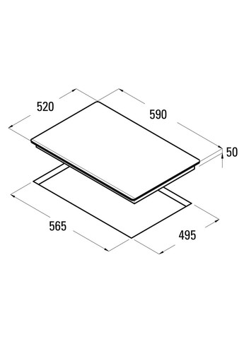 Варильна поверхня індукційна, 60см, Giga 600, сірий CATA (314748783)