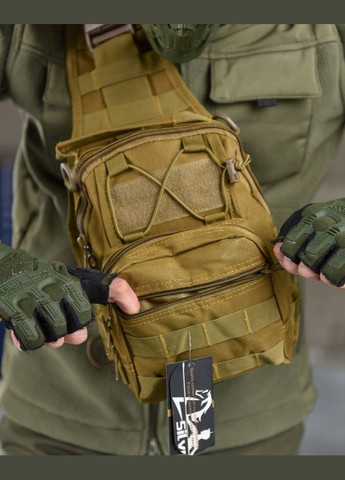 Рюкзак однолямковий Silver Knight 7л для туризму, охоты, рыбалки, страйкбола, пейнтбола No Brand (340561105)