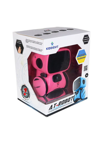 Дитяча іграшка "Інтерактивний робот" AT001-04-UKR рожевий, з голосовим керуванням AT-Robot (372512064)