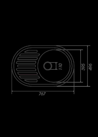 Гранітна мийка для кухні LIRA 7750 матова Білосніжна Valeso (342071957)