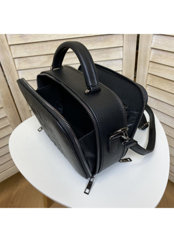 Жіноча міні сумочка клатч чорна екошкіра через плече ProDobro (363259419)